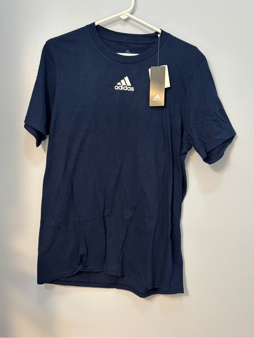 Adidas Men's Amplifier Short Sleeve T-Shirt - Collegiate Navy Blue - Size M NWT